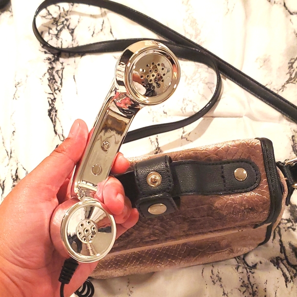 Betsey Johnson Wired Velvet Telephone Purse - Picture 6 of 10